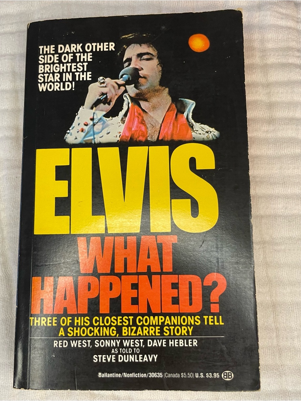 1977 Elvis What Happened? Book by Red West, Sonny West, Dave Hebler 1988 reprint